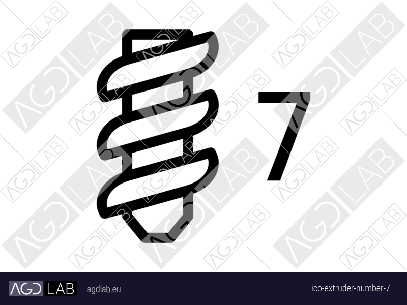 Extruder number 7 icon