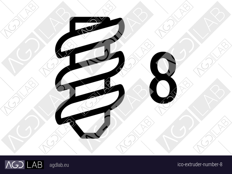 Extruder number 8 icon