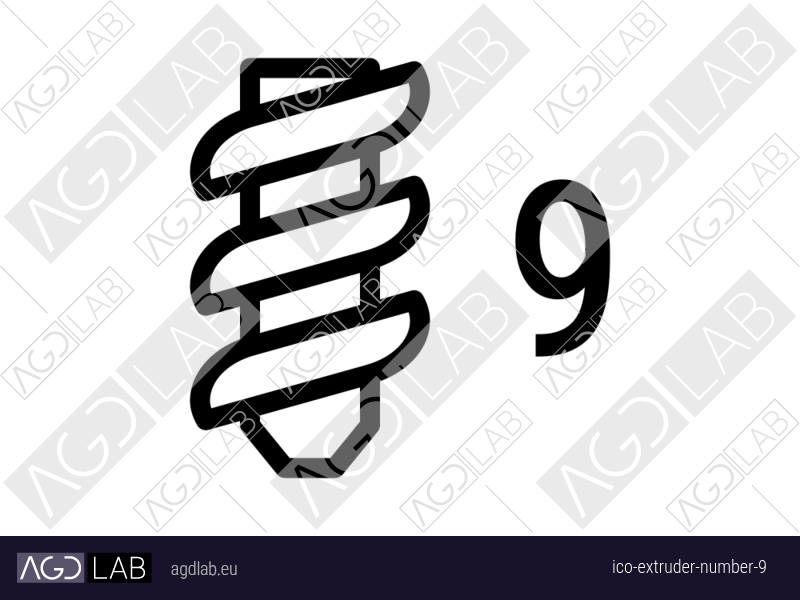 Extruder number 9 icon