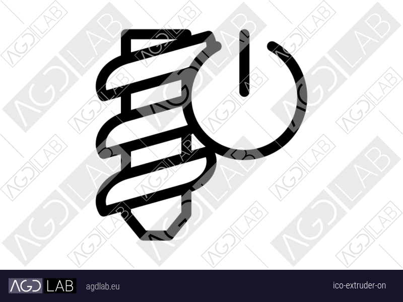 Extruder ON icon