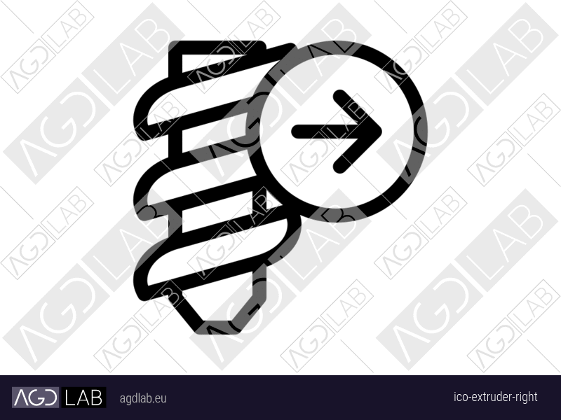 Extruder right icon