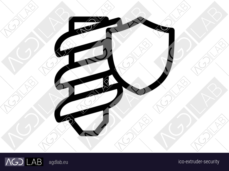 Extruder security icon