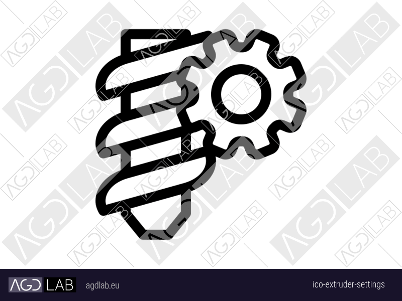 Extruder settings icon