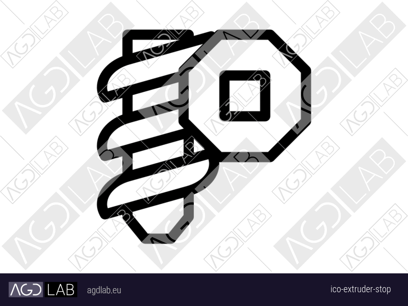 Extruder stop icon