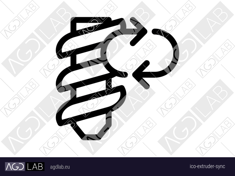 Extruder sync icon
