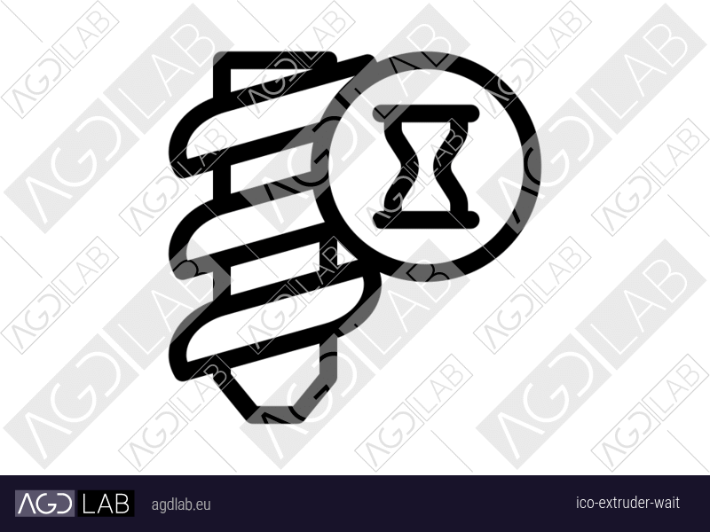 Extruder wait icon