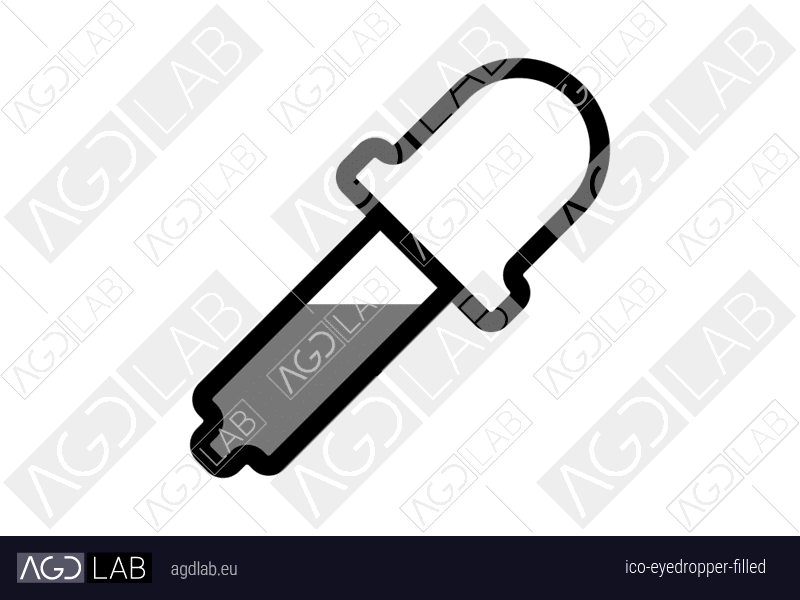 Eyedropper filled icon