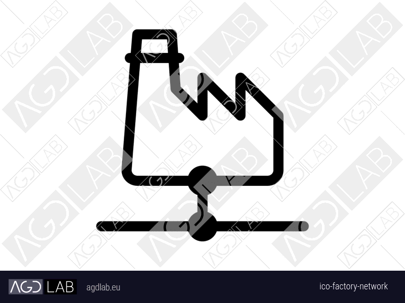 Factory network icon