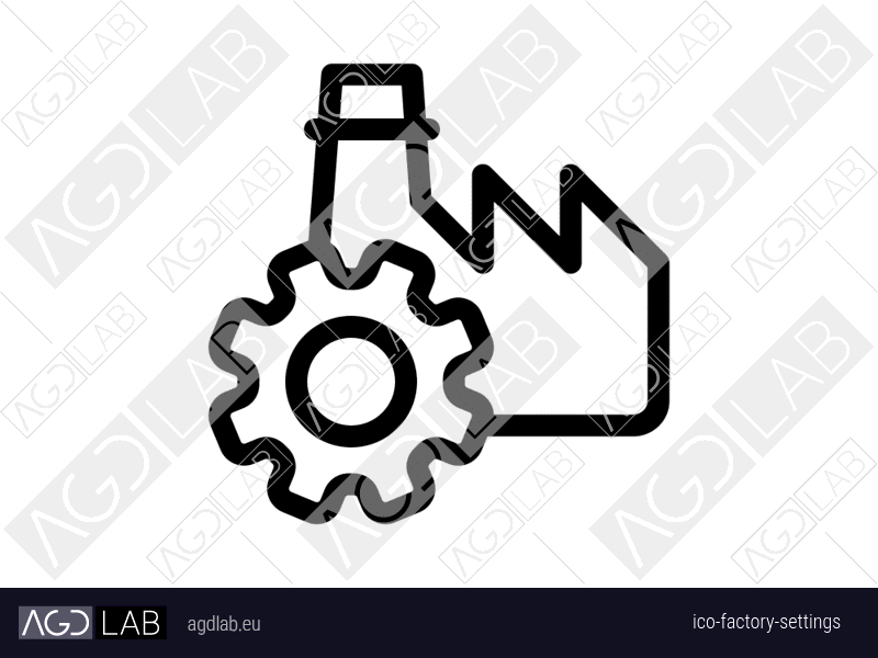 Factory settings icon