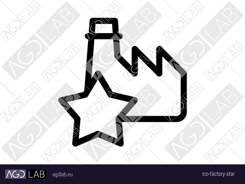 Factory star icon