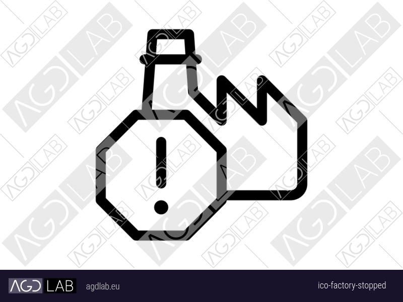 Factory stopped icon