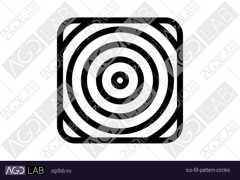 Fill pattern circles icon