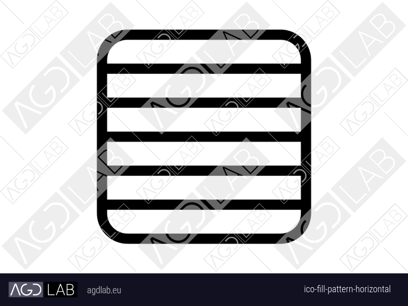 Fill pattern horizontal icon