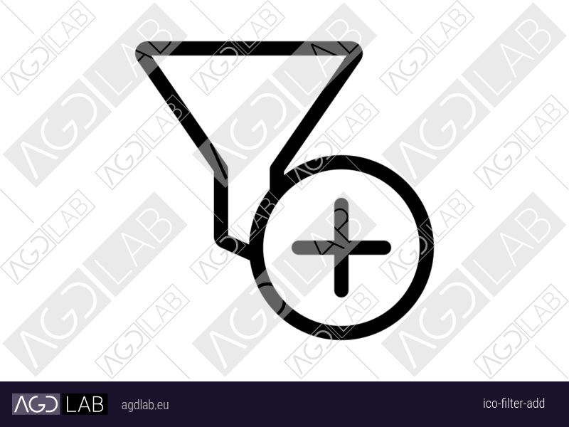 Filter add icon