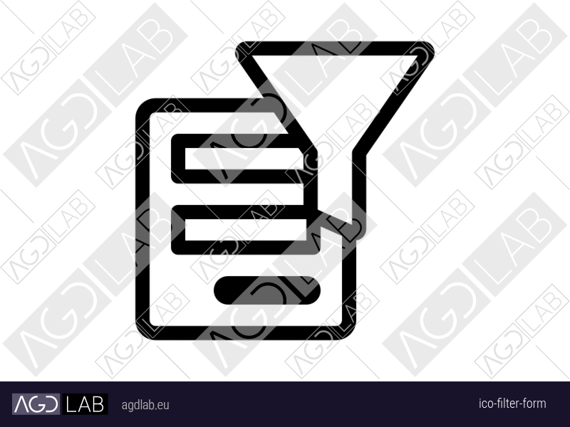 Filter form icon