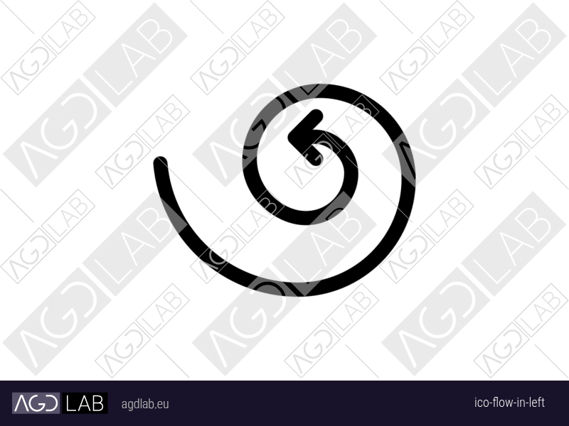 Flow in left icon