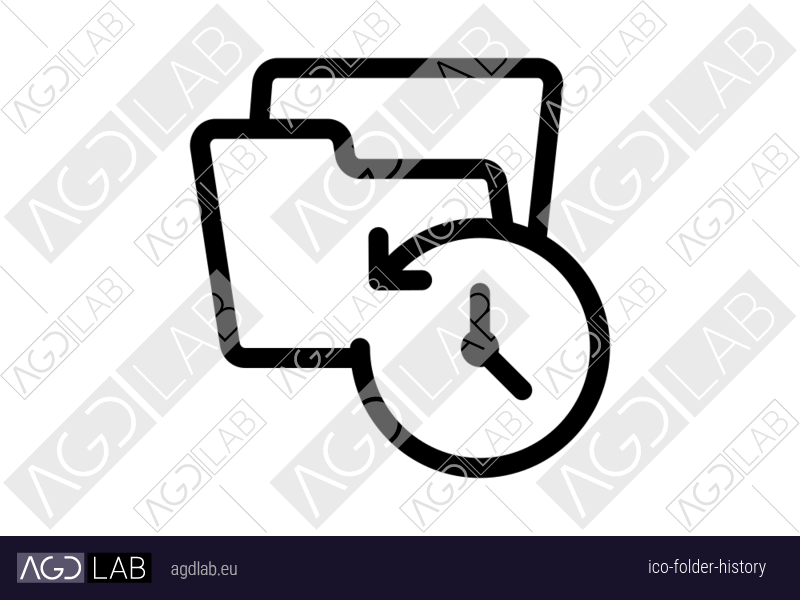 Folder history icon