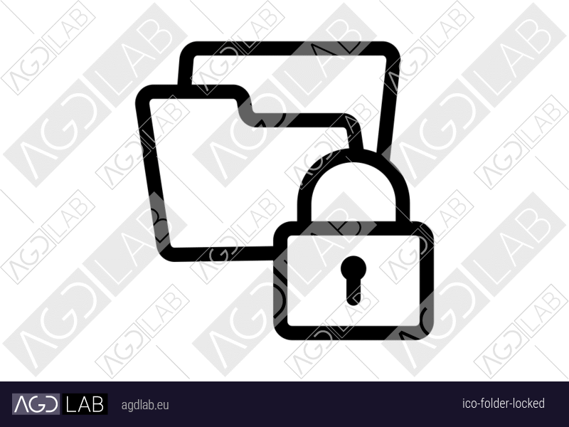 Folder locked icon