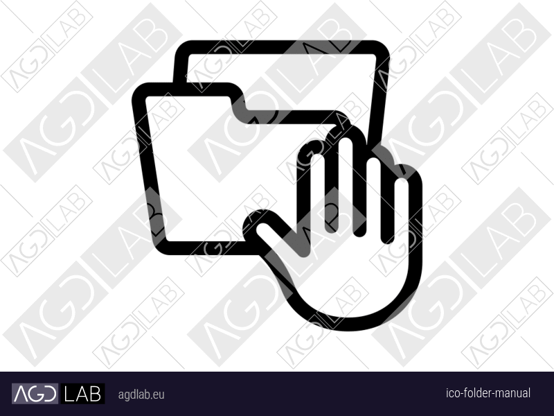 Folder manual icon