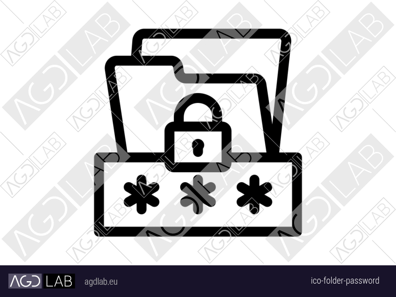 Folder password icon