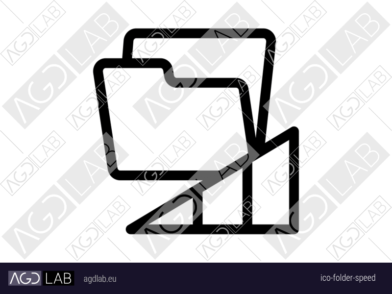 Folder speed icon