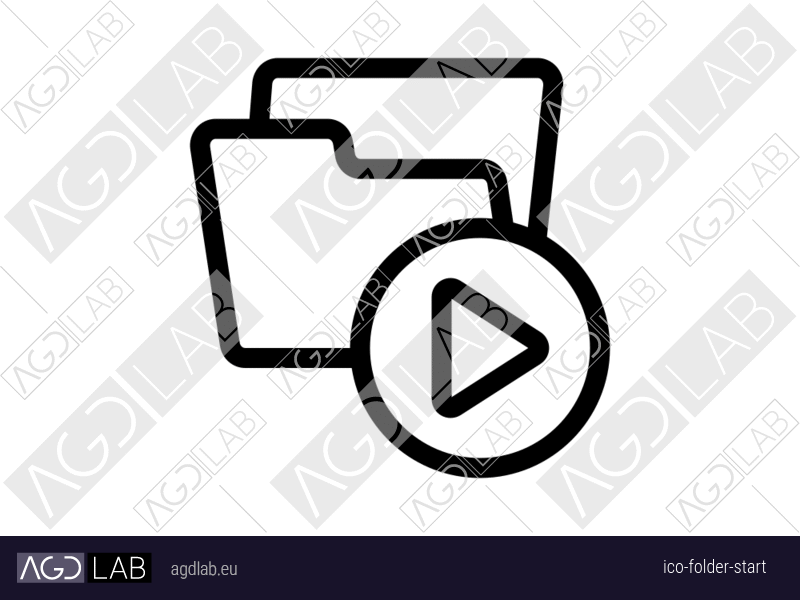 Folder start icon