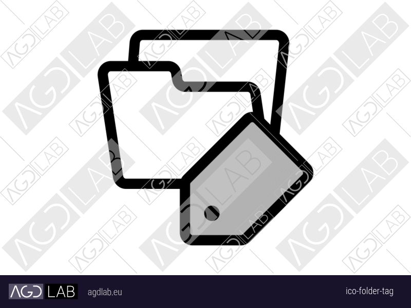 Folder tag icon