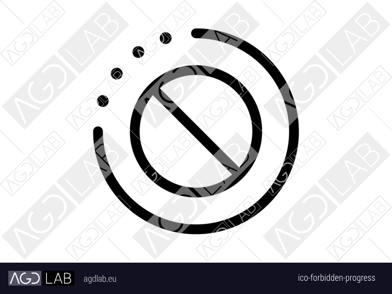 Forbidden progress icon