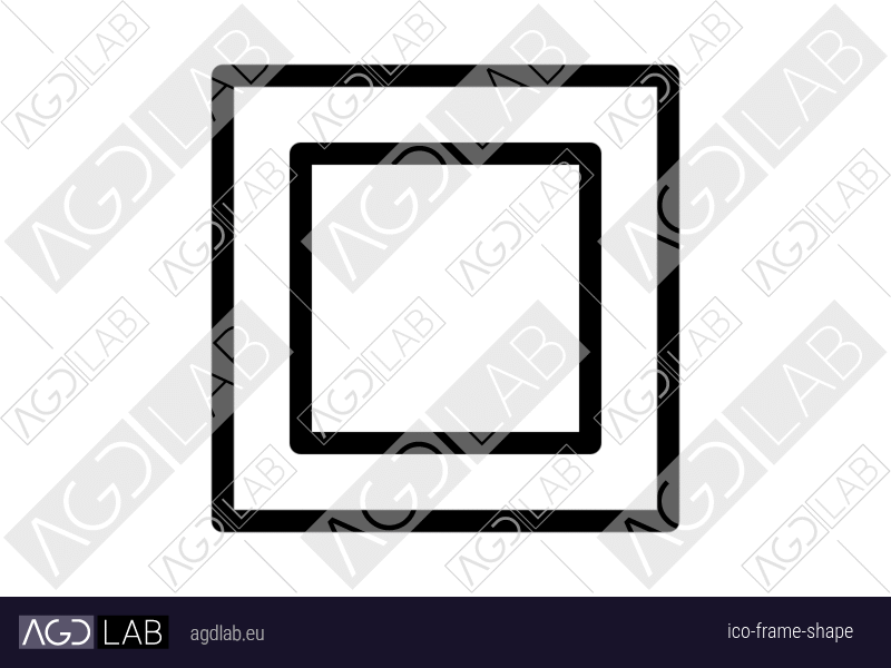 Frame shape icon