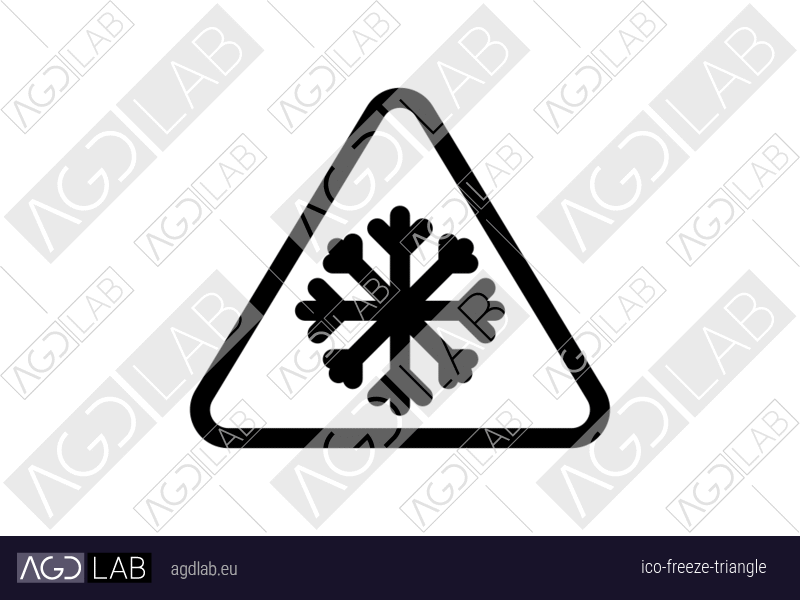 Freeze triangle icon