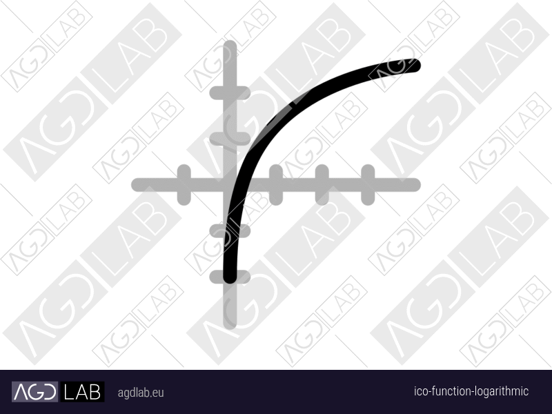 Function logarithmic icon