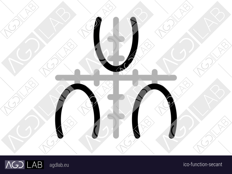 Function secant icon