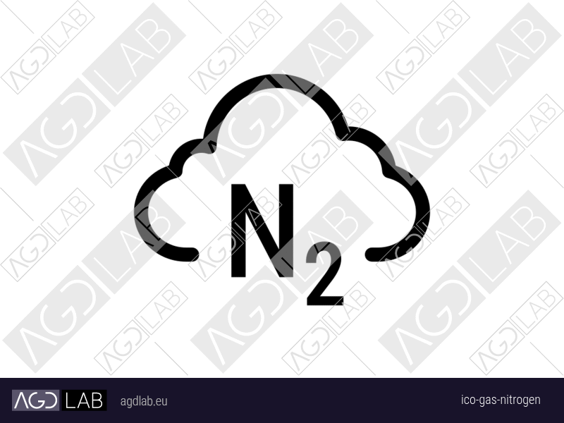 Gas nitrogen icon