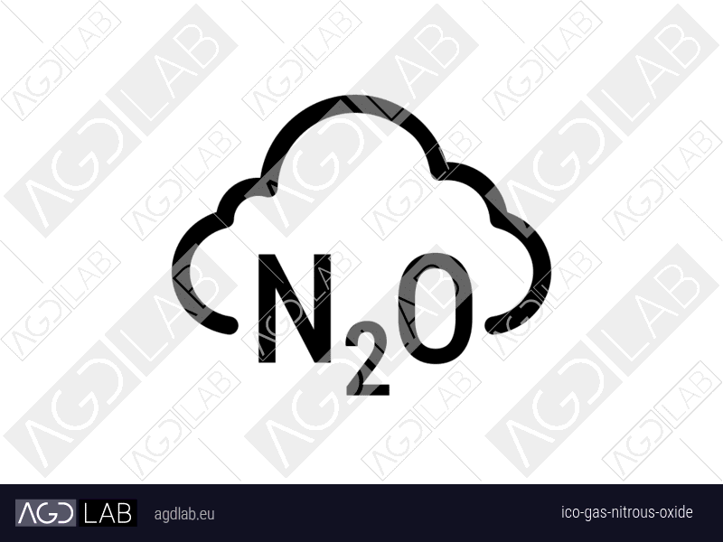 Gas nitrous oxide icon