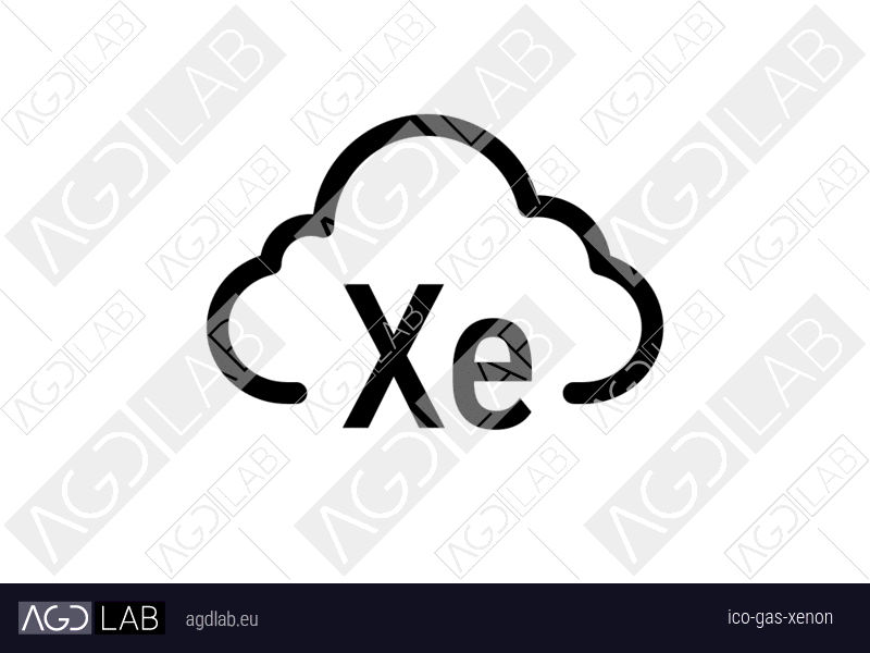 Gas xenon icon
