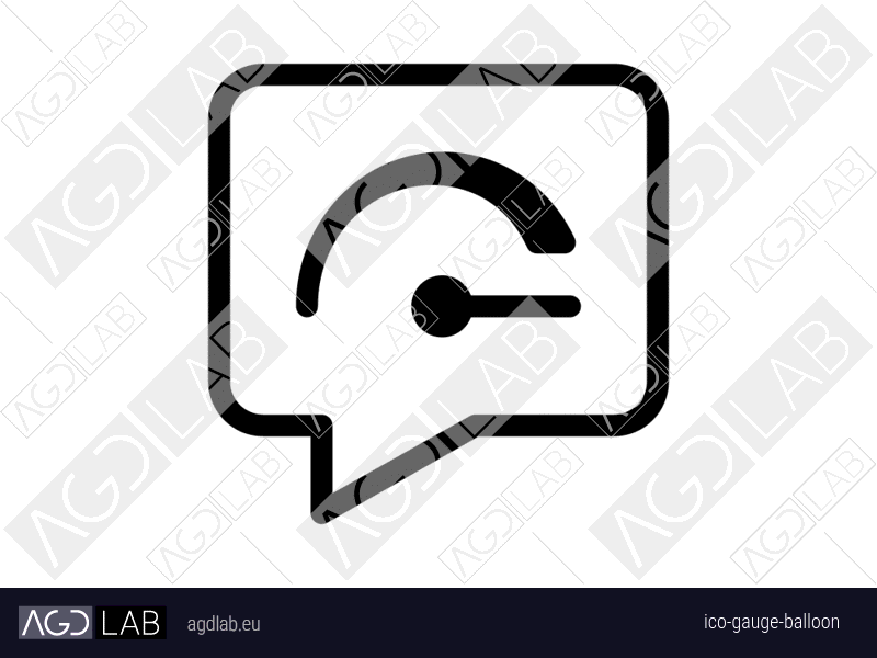 Gauge balloon icon