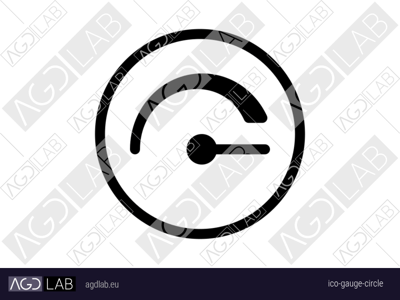 Gauge circle icon