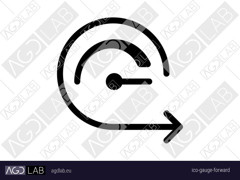 Gauge forward icon