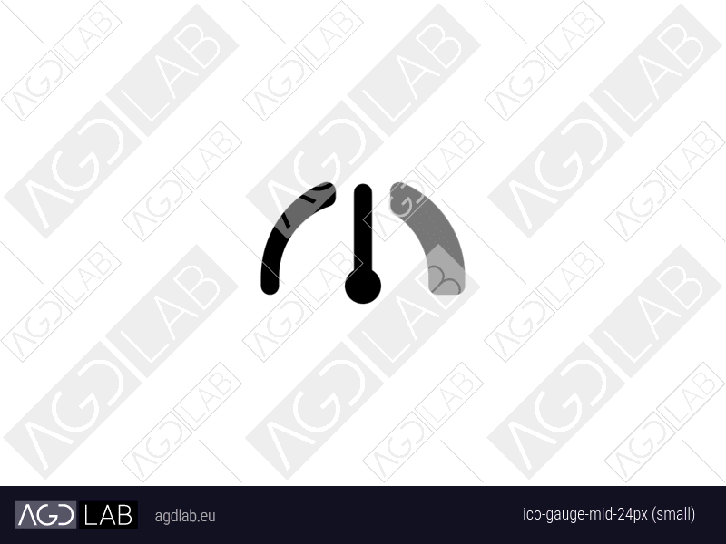 Gauge mid 24px (small) icon