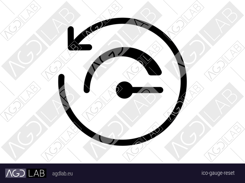 Gauge reset icon