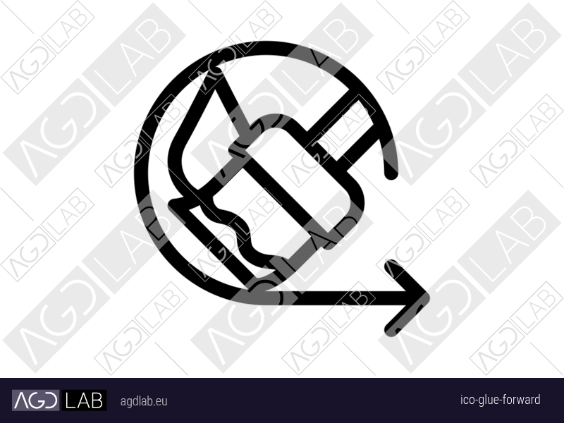 Glue forward icon