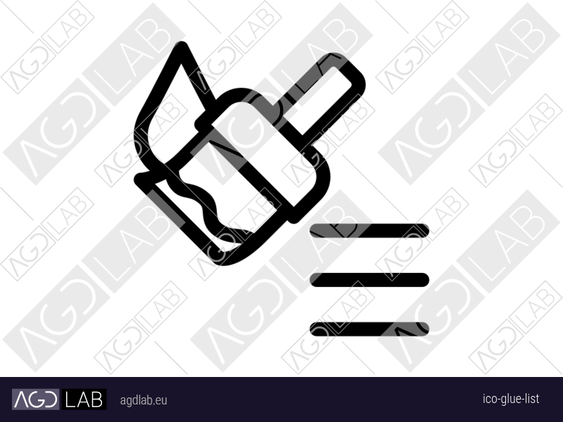 Glue list icon