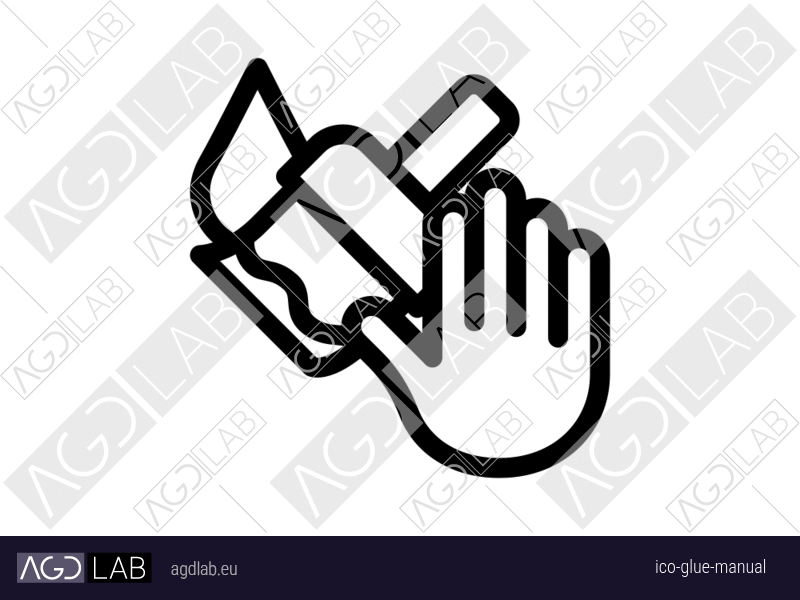 Glue manual icon