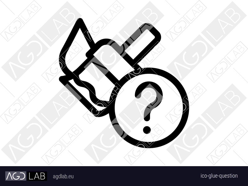 Glue question icon