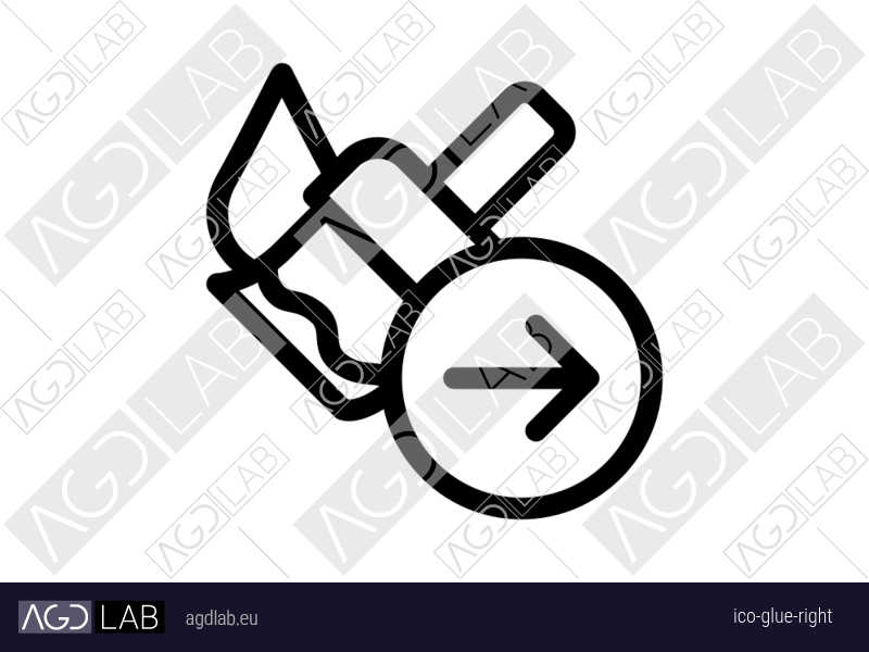 Glue right icon