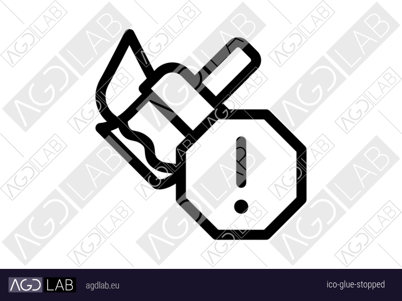 Glue stopped icon