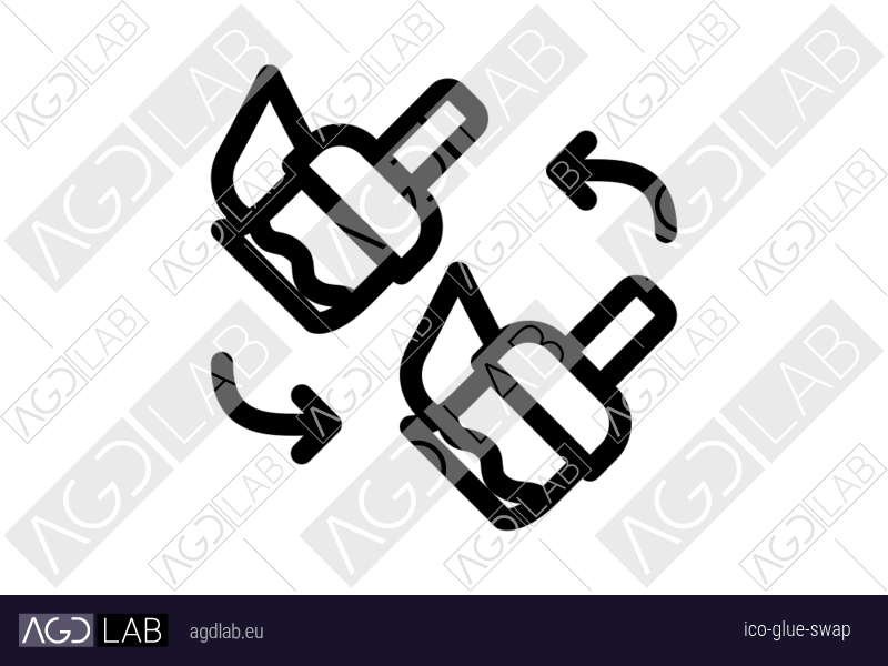 Glue swap icon