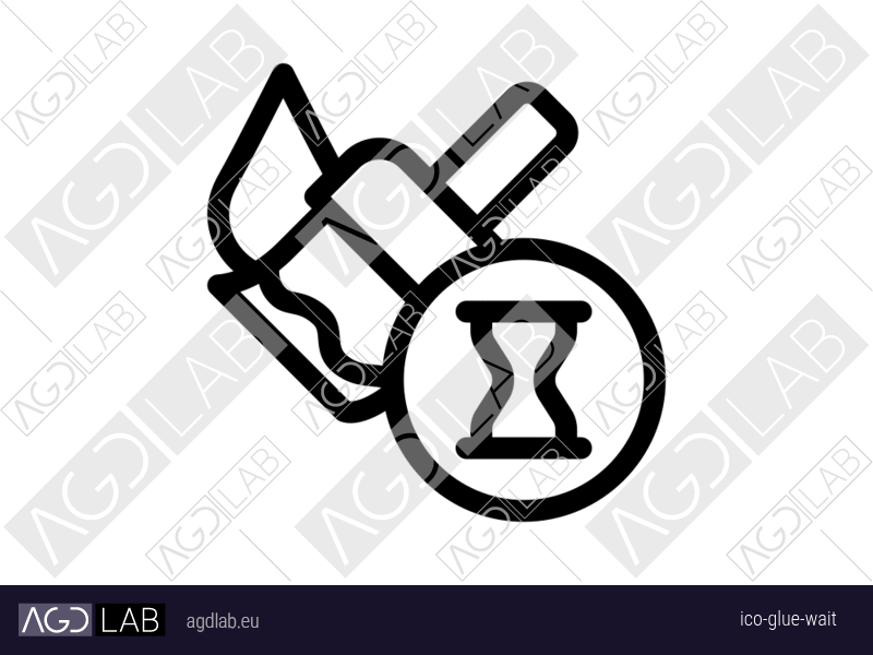 Glue wait icon