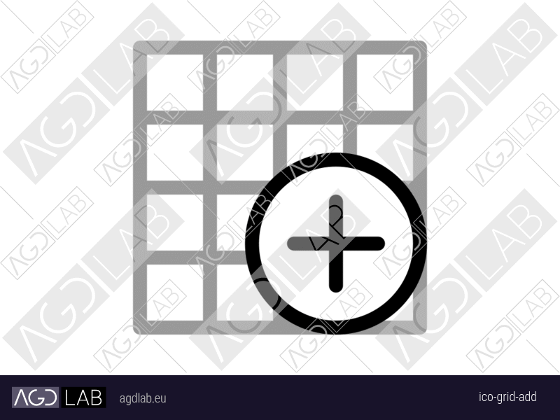 Grid add icon