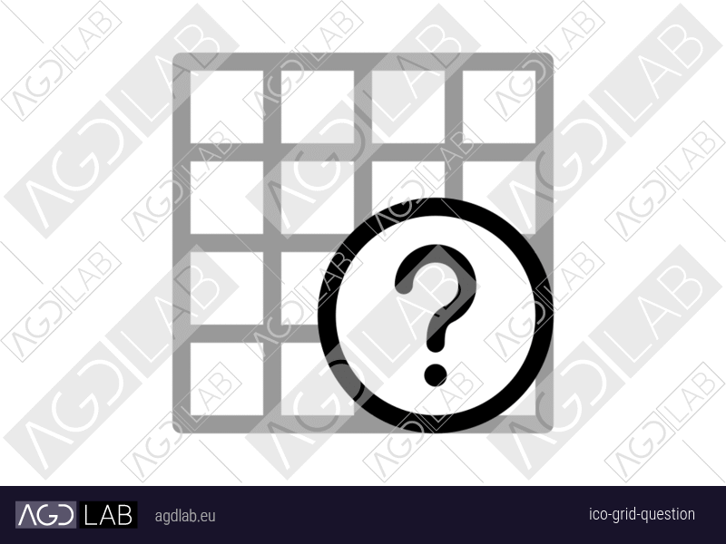 Grid question icon